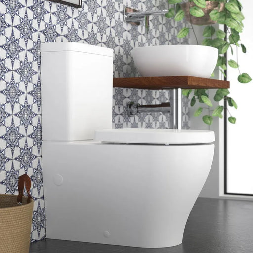 829710W Luna Wall Faced Toilet Bottom Inlet - $398
