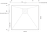 Universal Tile Over Tray - Lipped Rear Waste