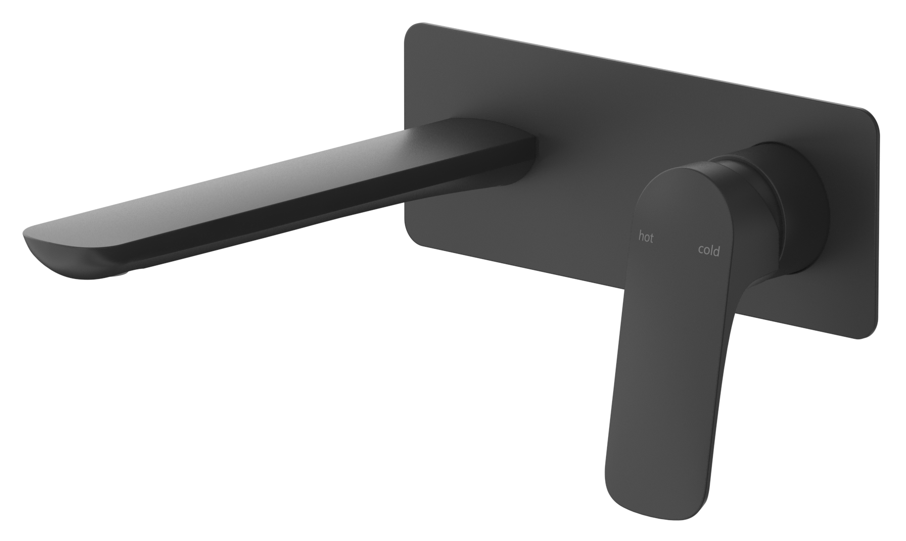 Kaza Wall Basin/Bath Mixer On Plate