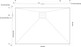 Universal Tile Over Tray - Lipped Rear Waste