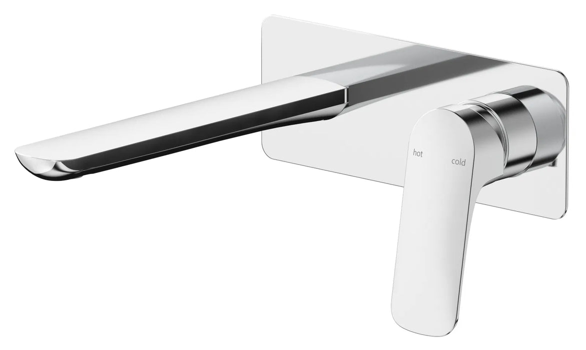 Kaza Wall Basin/Bath Mixer On Plate