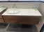 Glacier Pro Slim Wall Hung Vanity 1200mm With Cherry Pie Top and Dignity Matte White Semi Inset Basin - $1070