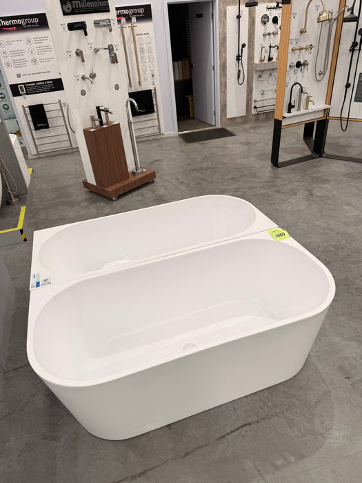 MWBT-1700 Harmony 1700mm Back to Wall Bath Matte White - $800