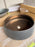 Zues Black / Bronze Above Counter Basin - $200