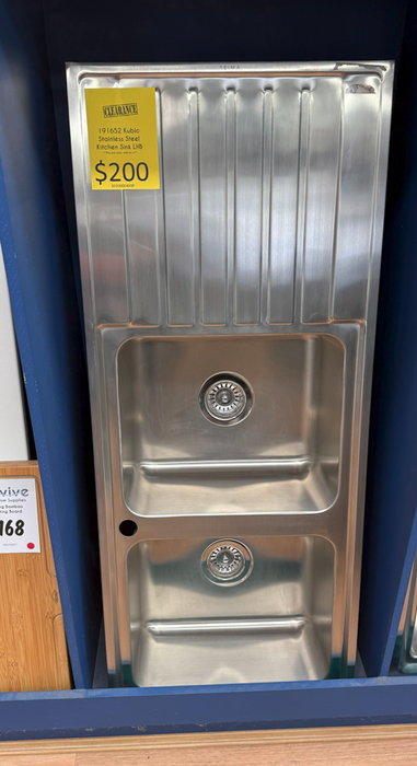 Kubic Double Bowl Sink - $200