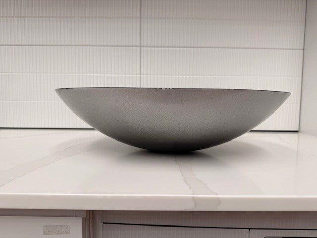 Silver Sunset Oval Basin - $200