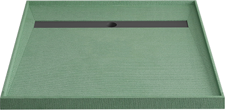 Universal Tile Over Tray - Lipped Channel Grate