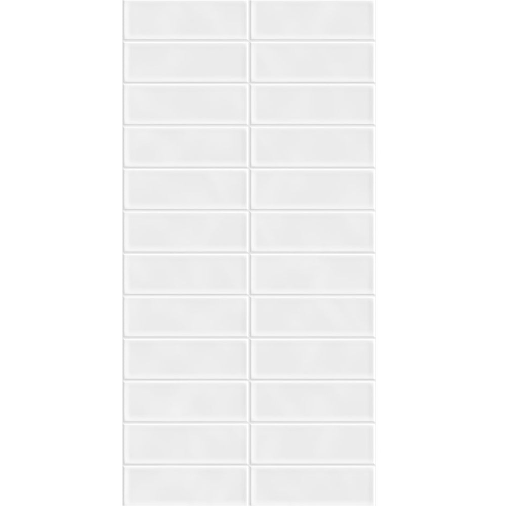 STELLAR WHITE SUBWAY 50X150 MATT DECOR 300X600MM 7155