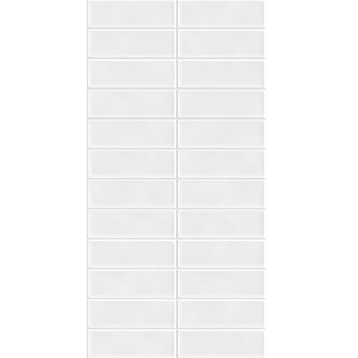 STELLAR WHITE SUBWAY 50X150 MATT DECOR 300X600MM 7155