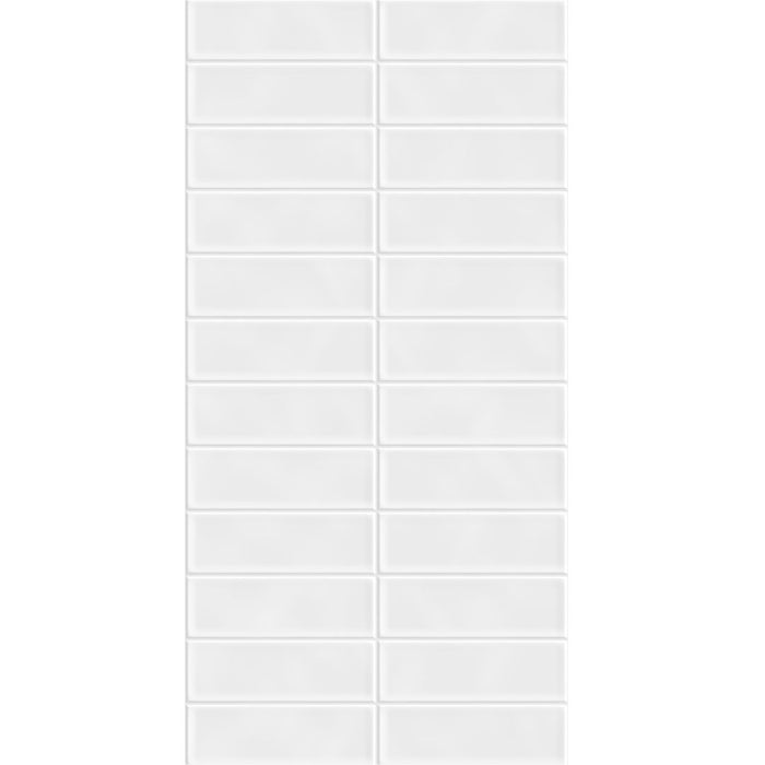 STELLAR WHITE SUBWAY 50X150 MATT DECOR 300X600MM 7155
