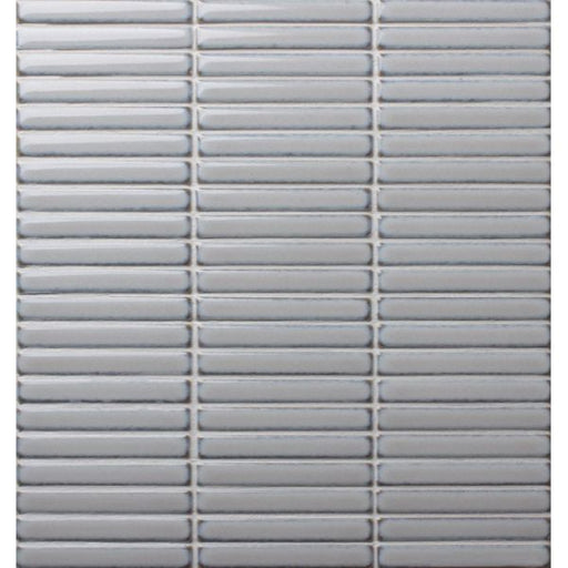 JAPANESE TRACES DOVE GREY MOSAIC 12X92X8MM ON 284X298MM