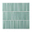 JAPANESE TRACES LEAF GREEN MIX MOSAIC 12X92X8MM ON 284X298MM