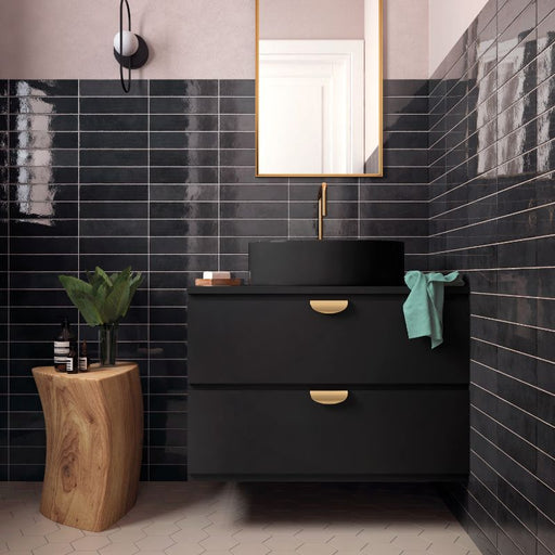 TRIBECA BASALT GLOSS SUBWAY 60X246MM V4 (26874)