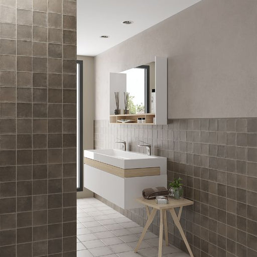 ARGILE CACAO MATT SQUARE 100X100MM V2 (27571)