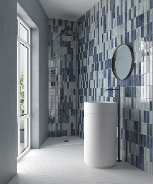 COCO BLUE GRASS GLOSS SUBWAY 50X150MM 27987