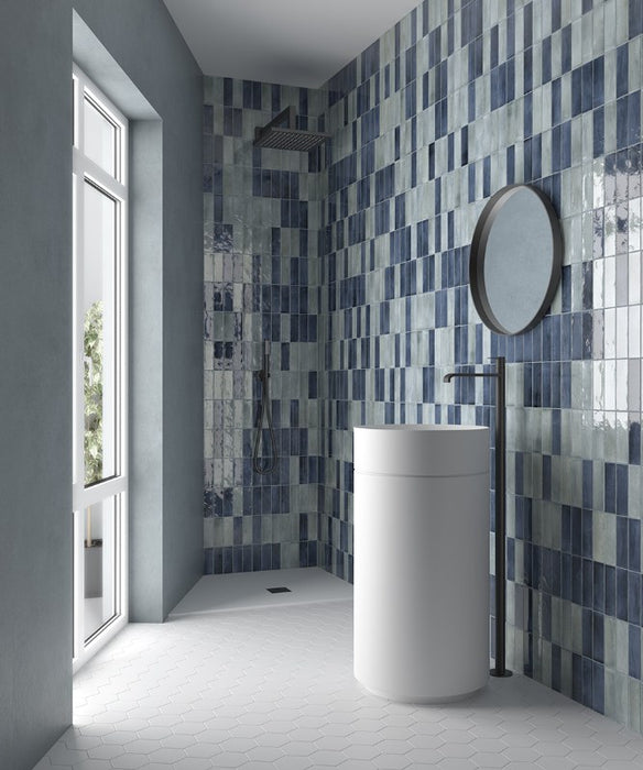 COCO BLUE GRASS GLOSS SUBWAY 50X150MM 27987