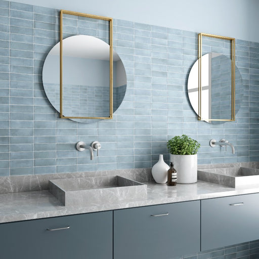 COCO BLUE GRASS MATT SUBWAY 50X150MM 27979