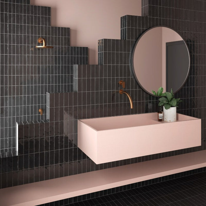 COCO BLACK HAT GLOSS SUBWAY 50X150MM 27991