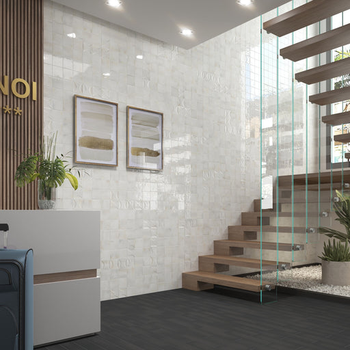 HANOI WHITE GLOSS 100X100MM 30010