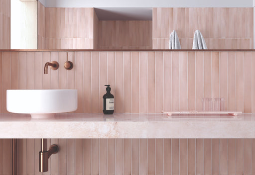 MASSIMO PINK SAND SATIN SUBWAY 50X400MM 31572