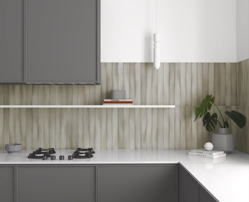 MASSIMO SKYLON GREY SATIN SUBWAY 50X400MM 31574