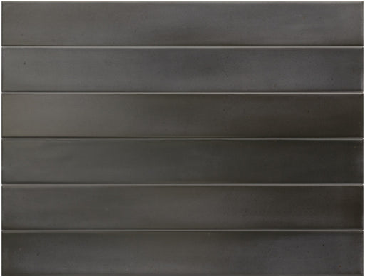 MASSIMO DARK BLACK SATIN SUBWAY 50X400MM 31578