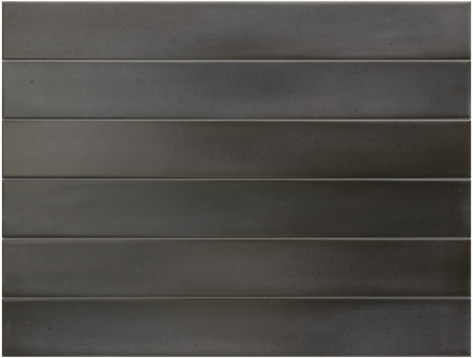 MASSIMO DARK BLACK SATIN SUBWAY 50X400MM 31578