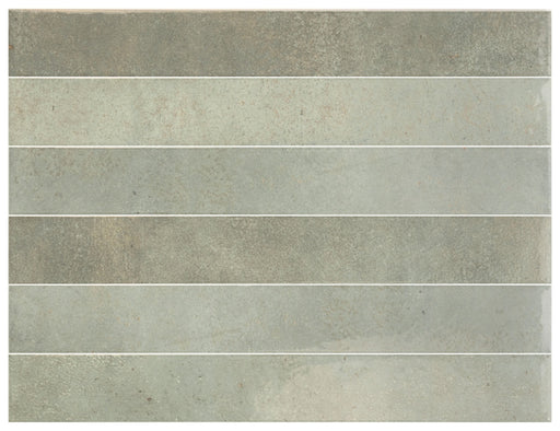 VERTICALE GREEN FIELD GLOSS 50X400MM 31923