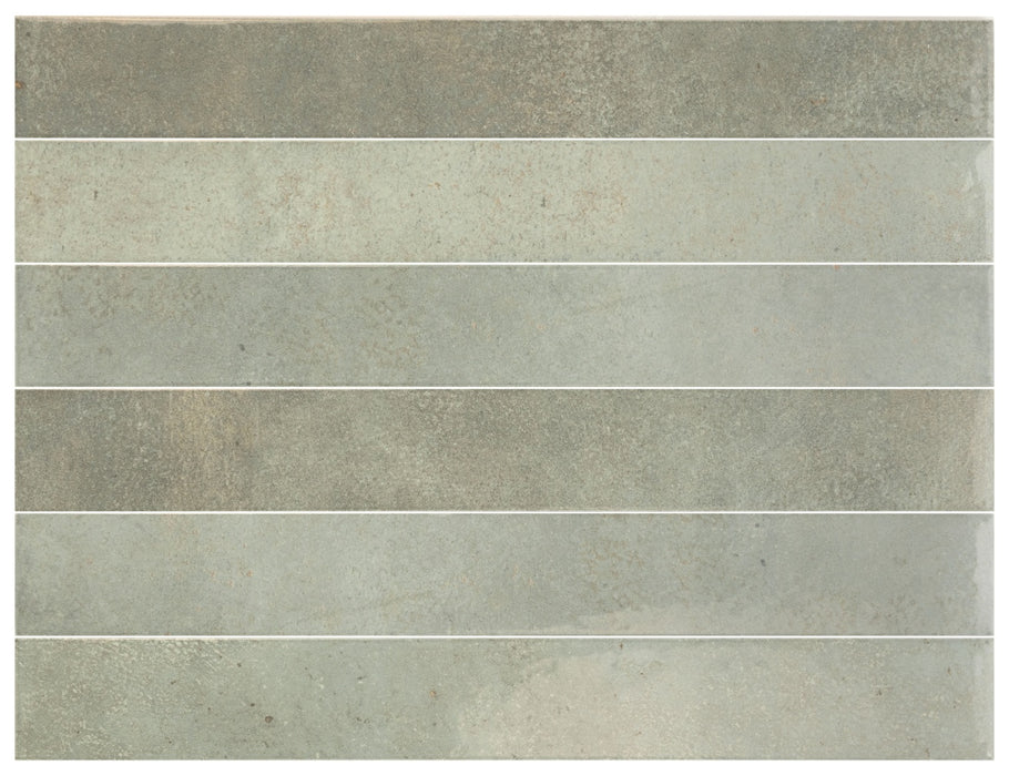 VERTICALE GREEN FIELD GLOSS 50X400MM 31923