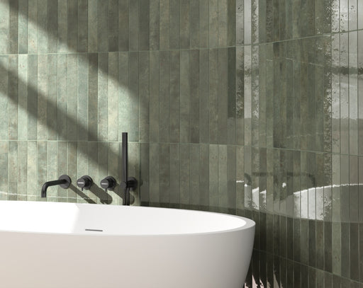 VERTICALE OAKMOSS GLOSS 50X400MM 31928