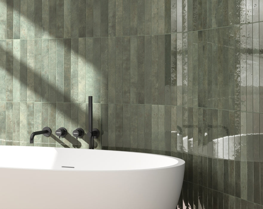 VERTICALE OAKMOSS GLOSS 50X400MM 31928