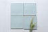 LODGE WAVY MATT MINT GREEN WALL 150X150MM 15UCM7M