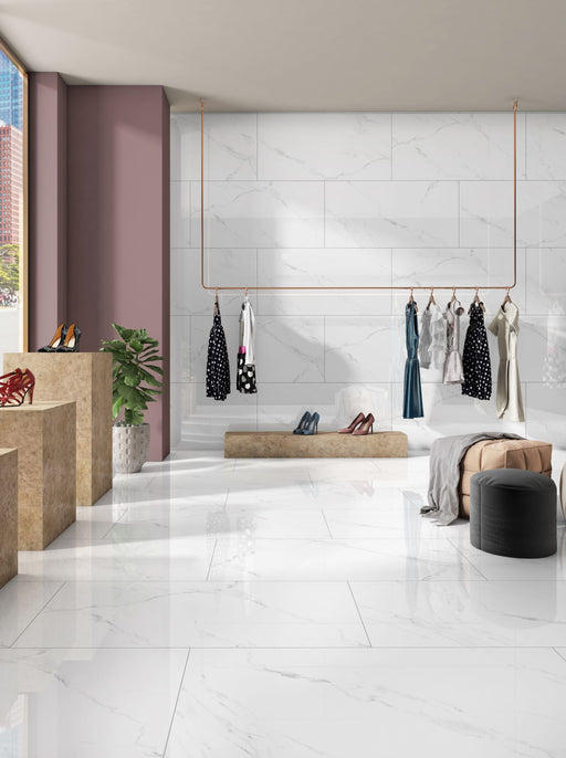 LUNA CARRARA BLANCO POLISHED 600X600MM