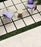 TRAVERPRO WHITE CROSS CUT MATT TR01C 600X600X10MM