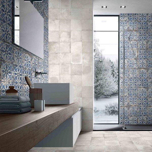 MAIOLICHE CEMENTINE 900 BIANCO PLAIN 200X200 NOVBI