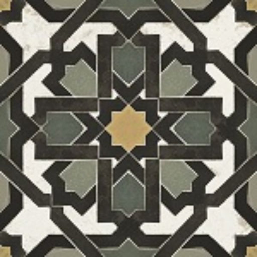VINTAGE DECOR 15 GREEN 200X200 VINDEC15