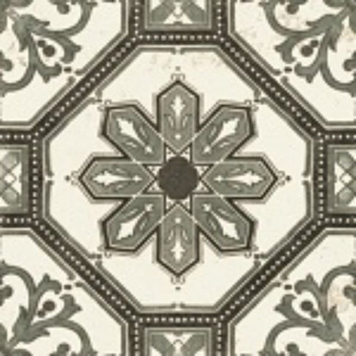 VINTAGE DECOR 18 GREEN 200X200 VINDEC18