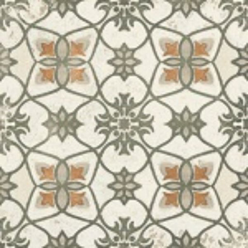VINTAGE DECOR 19 GREEN 200X200 VINDEC19