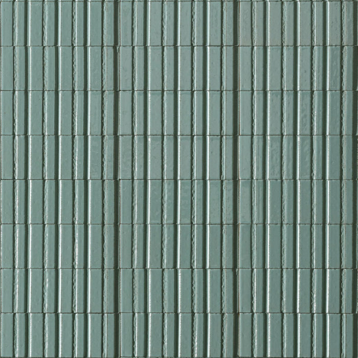 GLACE TURCHESE GLOSS STRUCTURE 3D RAYE 75X200MM 00RAEP52