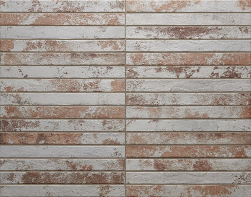 HARLEM RED WHITE BRICK SUBWAY 48X450MM J92497