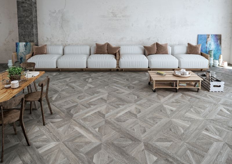 INTARSIO GRIGIO MATT RECTIFIED 610X610MM M6L0