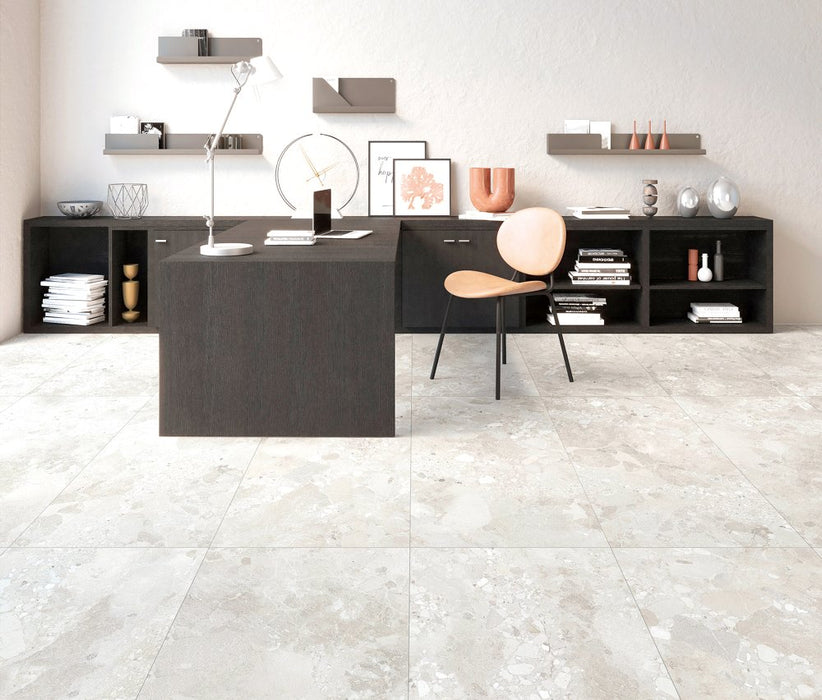 SASSI STONE WHITE TERRAZZO 600X600MM