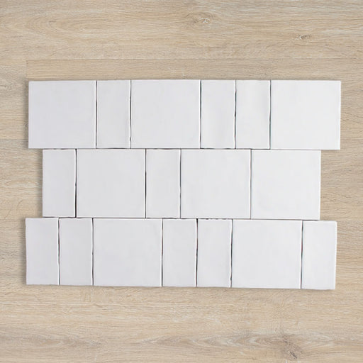 LODGE SUBWAY WAVY EDGE MATT WHITE WALL  75X150MM 07WAW1M