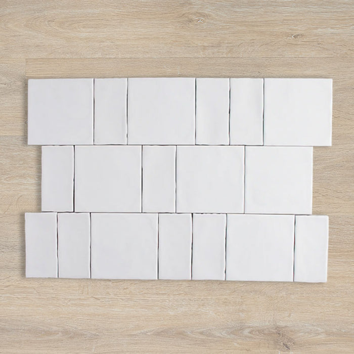 LODGE SUBWAY WAVY EDGE MATT WHITE WALL  75X150MM 07WAW1M