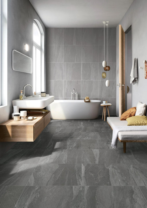 SANDSTONE BLACK MATT 600X600X10MM 660R766