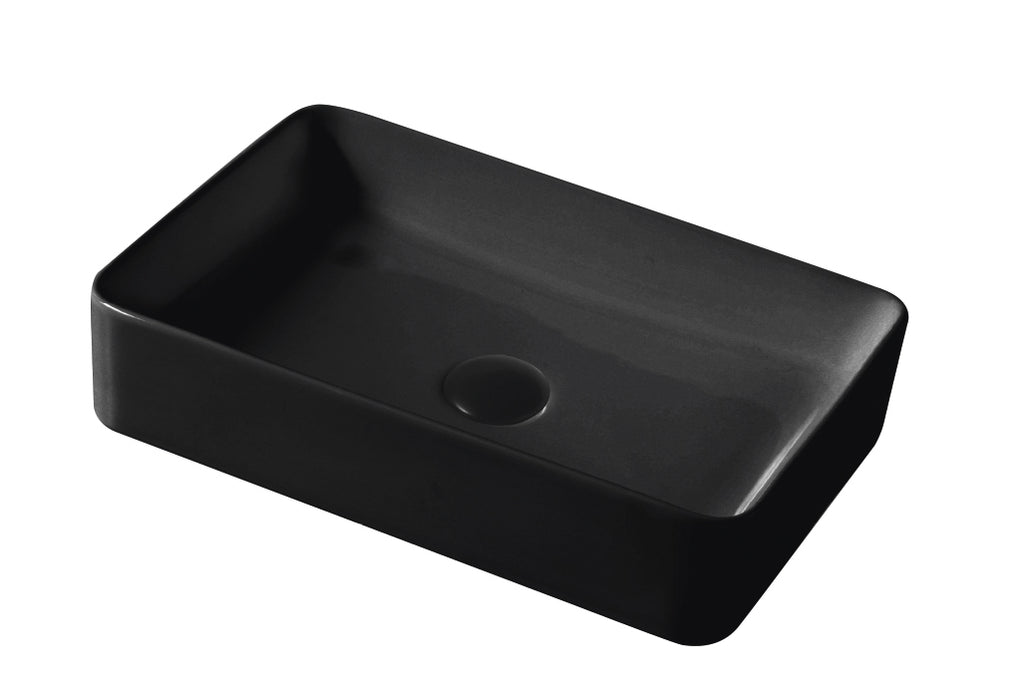 Dior-II Matte Black Above Counter Basin