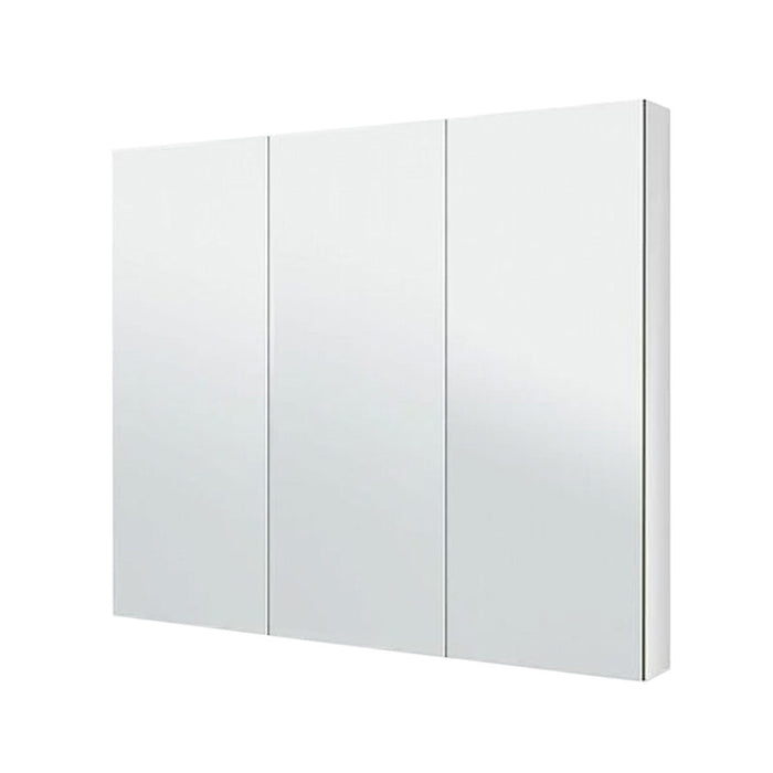 Verona Tall Matte White Mirror Cabinet