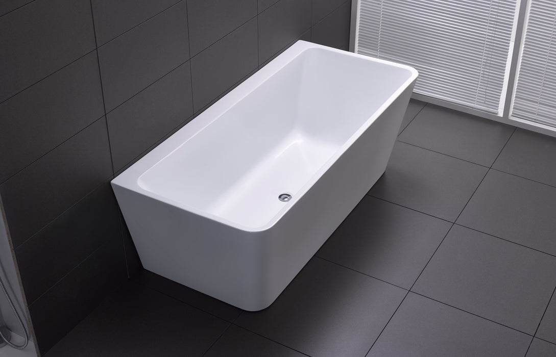 Florence Back To Wall Freestanding Bath