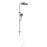 NX Vive Twin Shower System Chrome / White