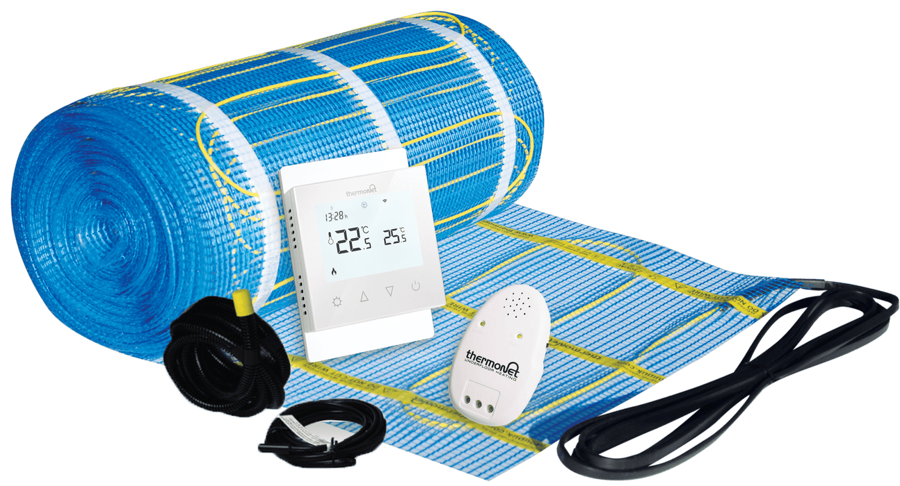 Thermonet 150W/m2 Underfloor Heating Kit Including Programmable Thermostat